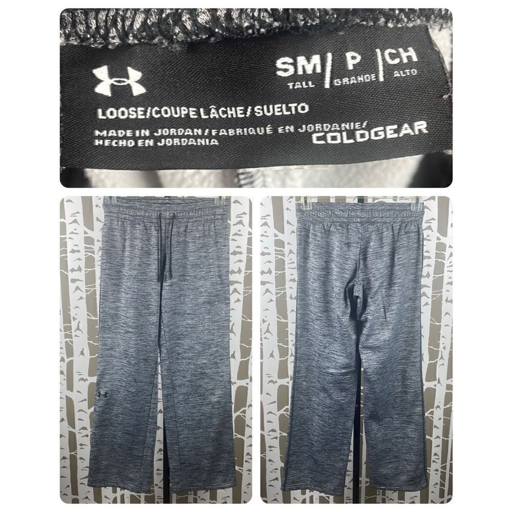 Under Armour Loose Fit Coldgear Space Dyed Activewear Pants sz S Tall